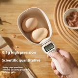 Pet Food Measuring Scoop Electronic Dog Cat Food Measuring Cup Digital Spoon Scale Kitchen Food Scale with LED Display