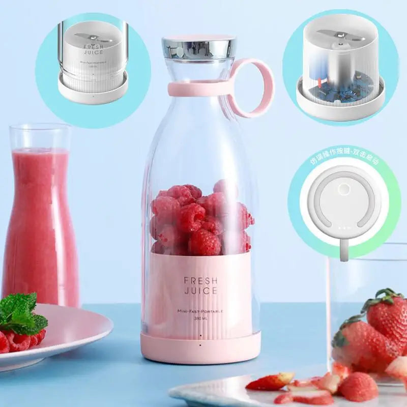 Portable USB Electric Juicer Blender Fruit Mixer