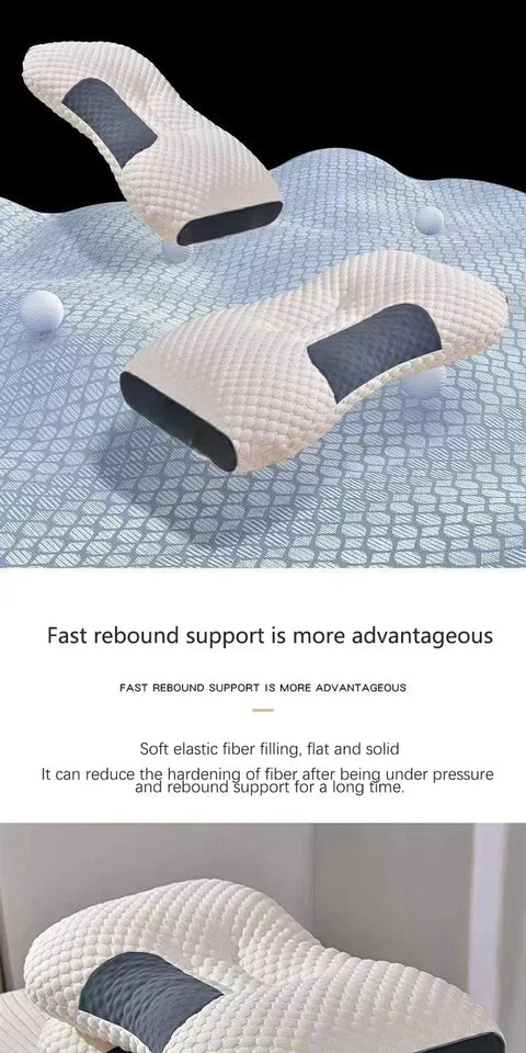 Ergonomic Sleep Pillow 3D