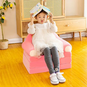 Princess Kids Foldable Cartoon Sofa