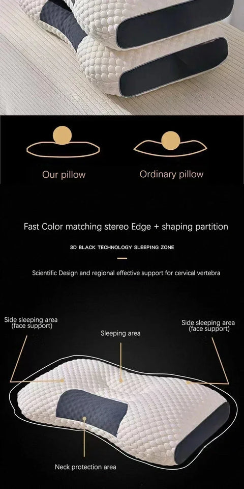 Ergonomic Sleep Pillow 3D